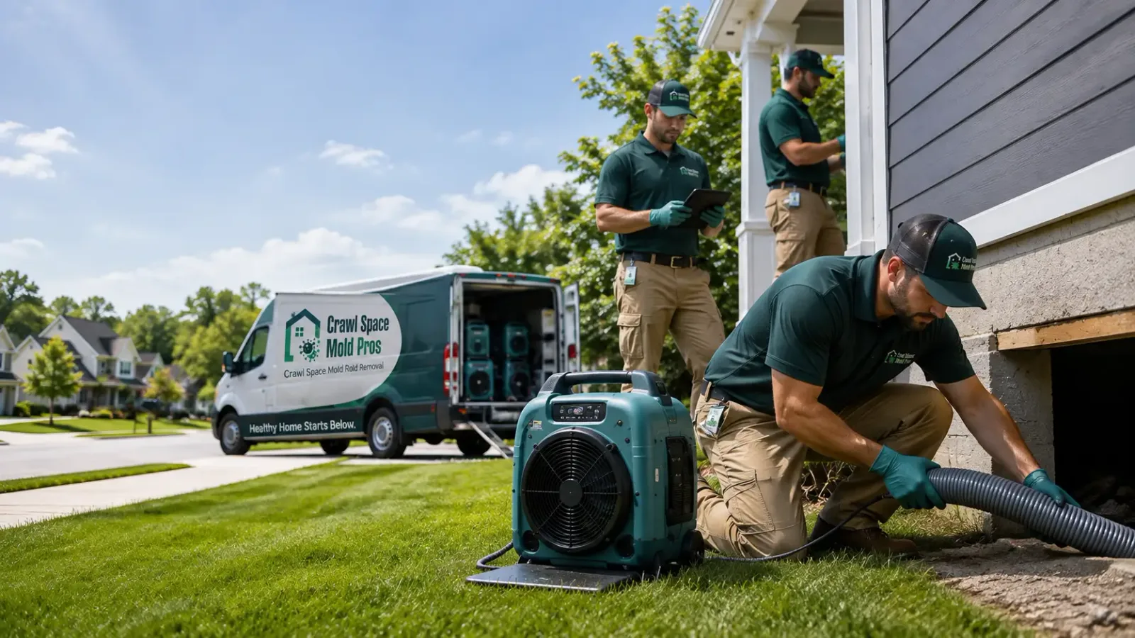 Crawl Space Mold Removal in Wellington, UT
